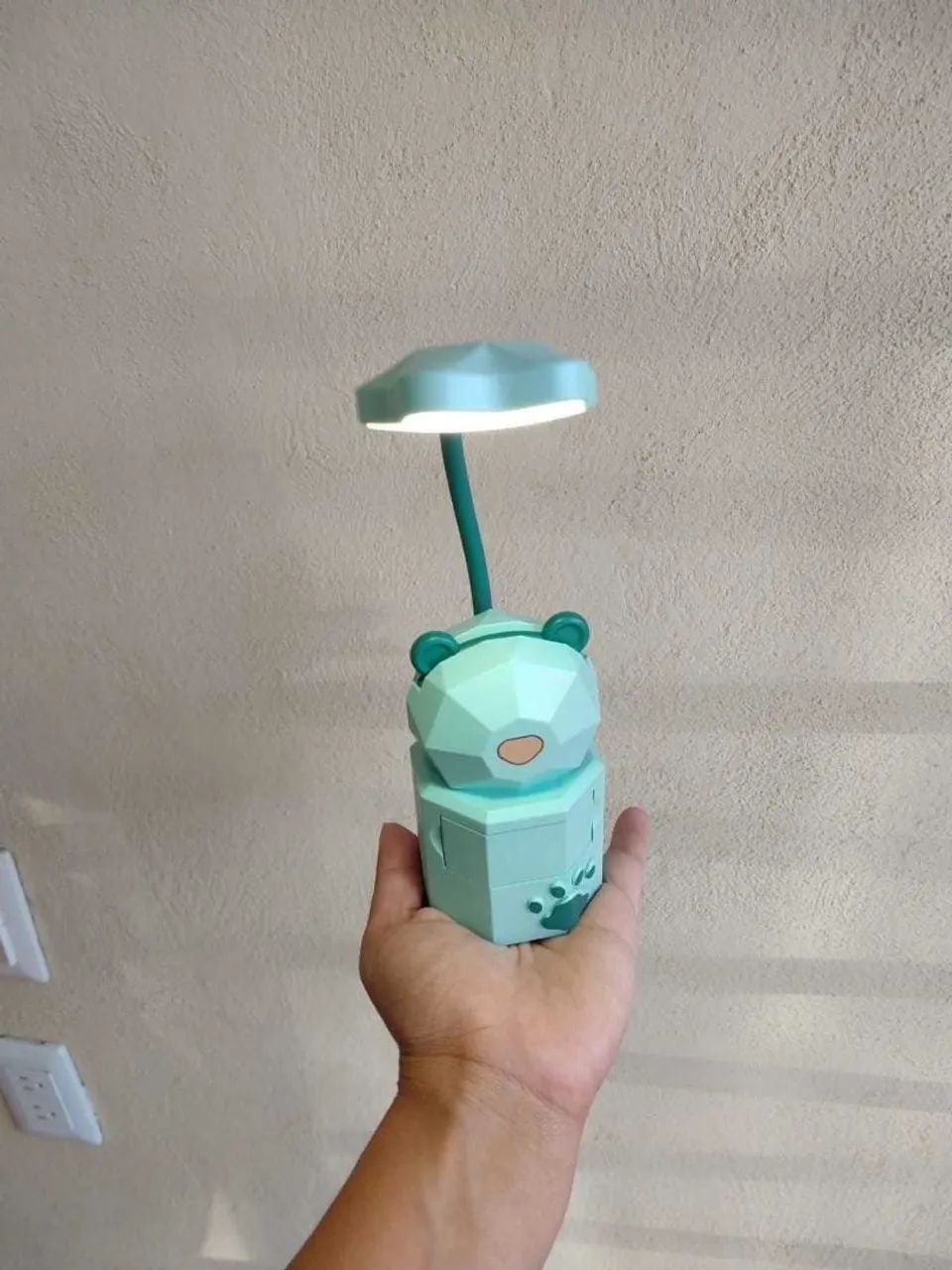 Luminária de mesa e porta jóias gatinho  - Foto 2