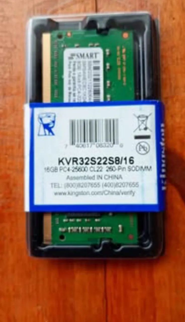 Memória ram para notebook 8gb ddr464308140534401121