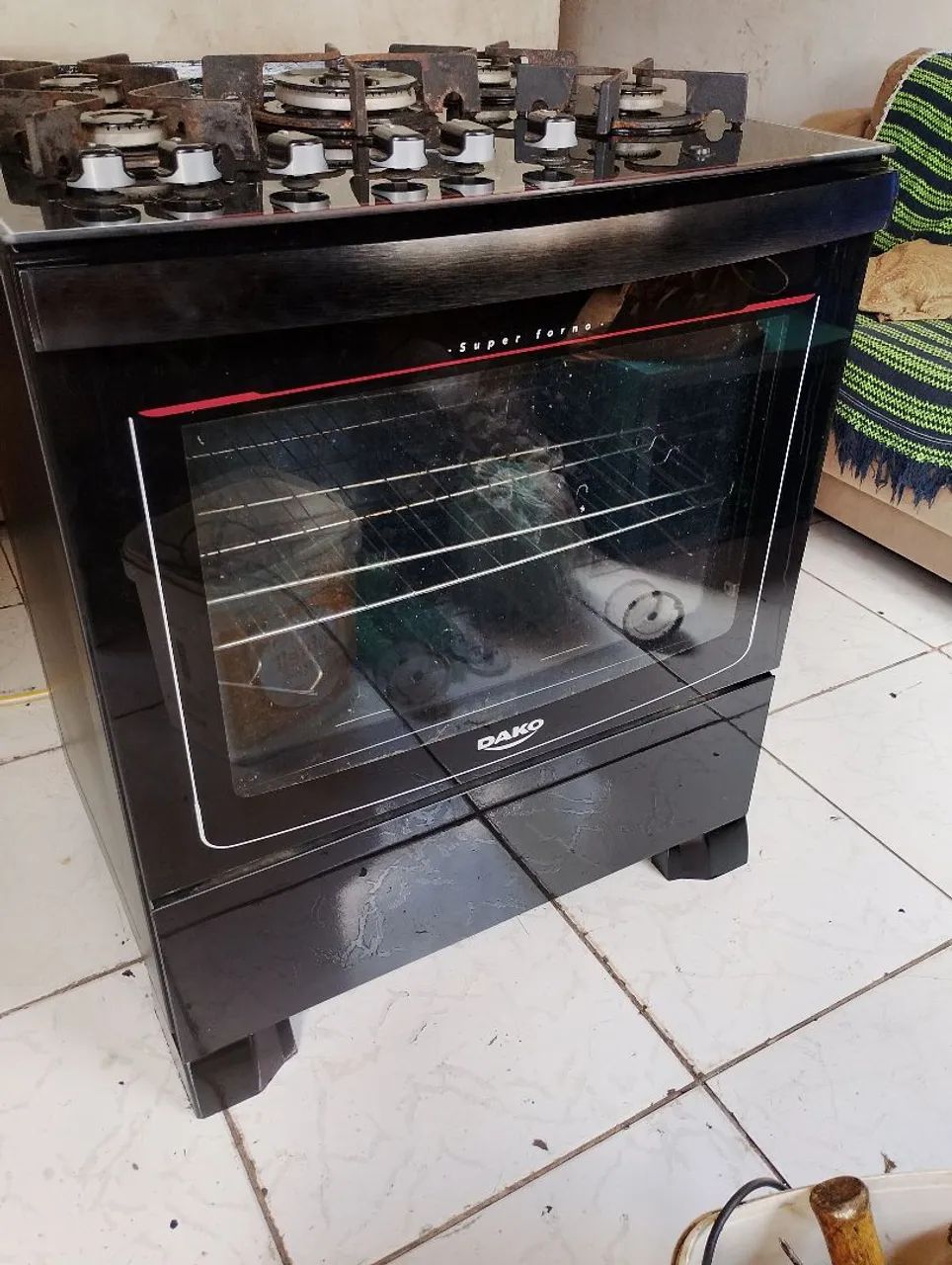 Fogão mesa de vidro. Faço entrega 