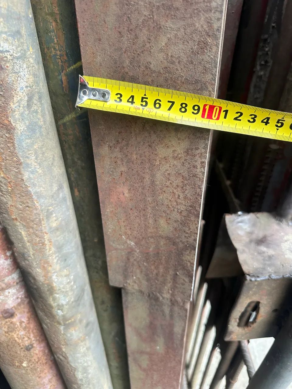 Viga H 4,95mts x 15,5x 10 centímetros de ferro  usada fotos reais aceito oferta  - Foto 5