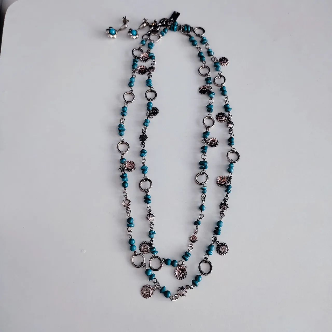 Conjunto de colar e brinco