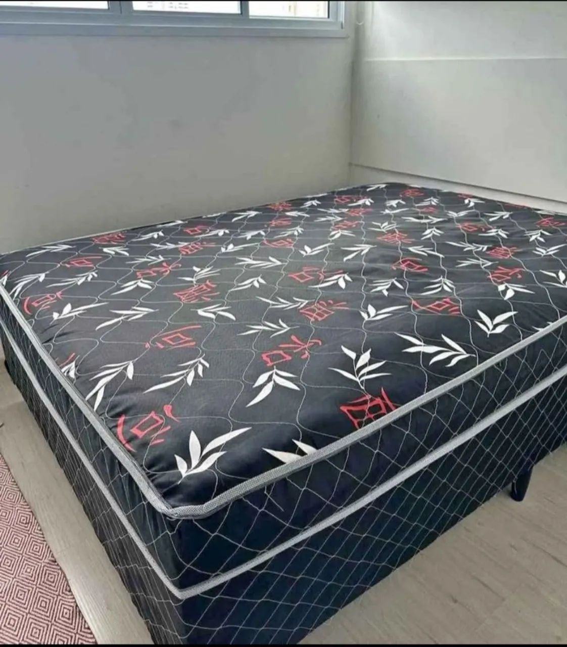 CAMA CASAL BOX CONJUGADA D33 COM MOLAS ENSACADAS 