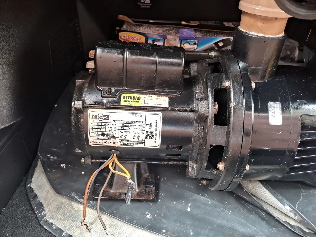 Motor para Bomba Dancor 1/3 de cv