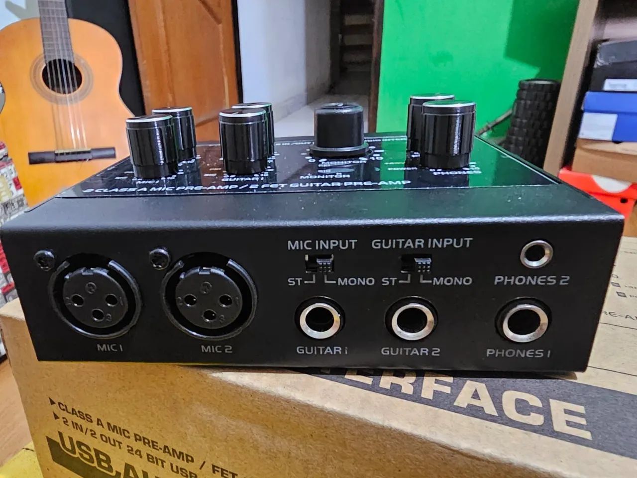 Interface de áudio Arcano 0t-2 Usb Pre-amp Alta Qualidade