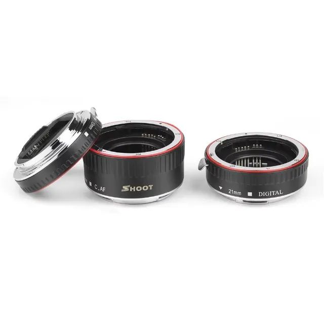 Tubo Extensor Macro Af Para Canon Eos Ef - Ef-s Mount Metal - Foto 5