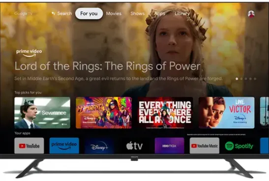 Smart Tv Full Hd 43'' Google - Televisão Philips 110v/220v