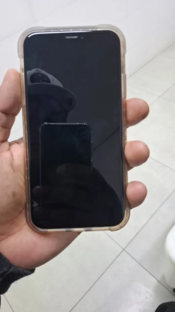 Tela de iPhone com Case