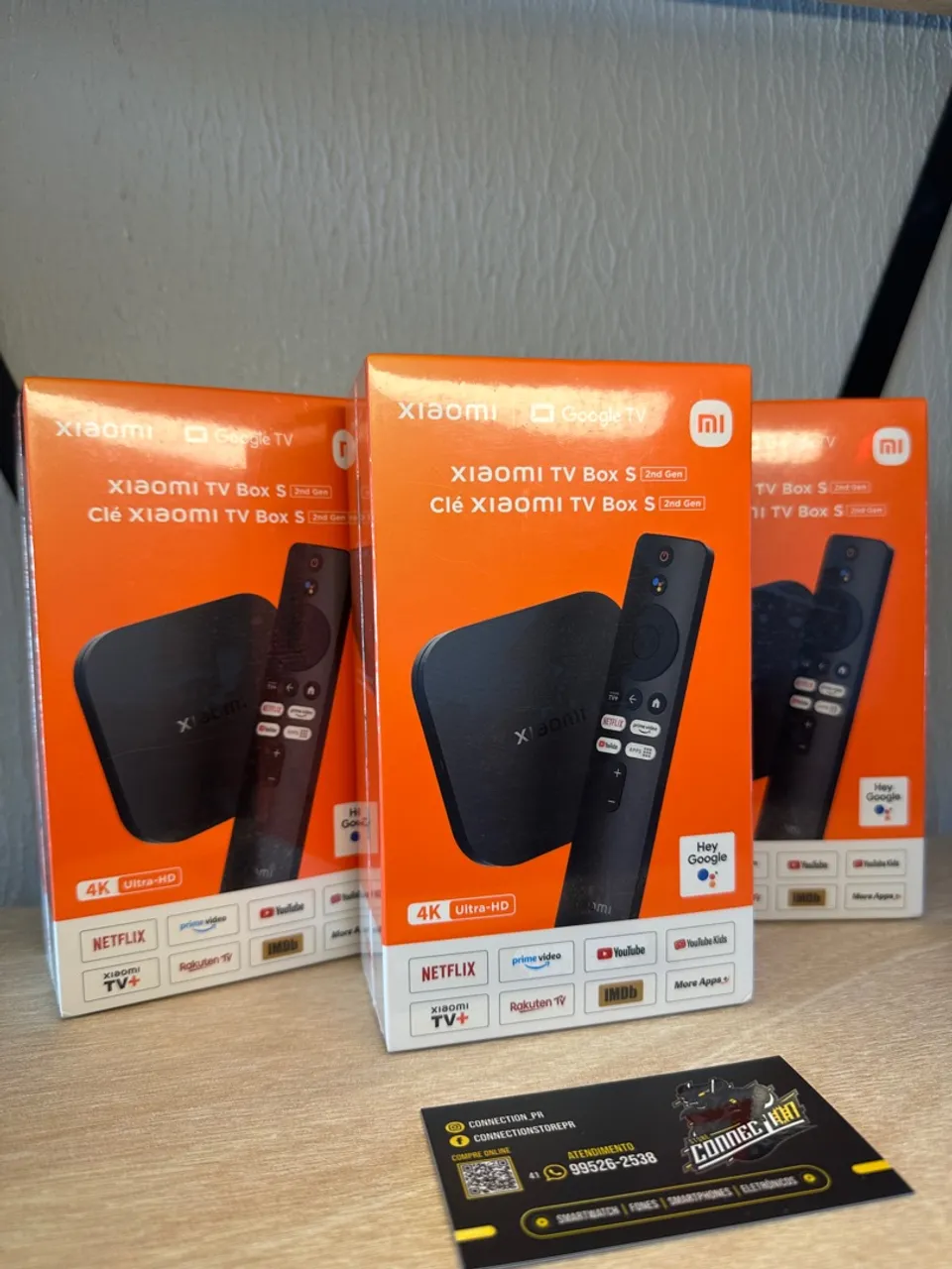 Xiaomi Mi Tv Box S 2a Geração 4K Google Tv Original Lacrado