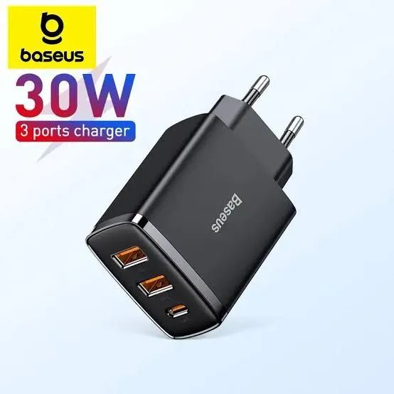 Carregador Baseus 30W + 1 Cabo de 1M - Rápido e Potente! - Foto 3