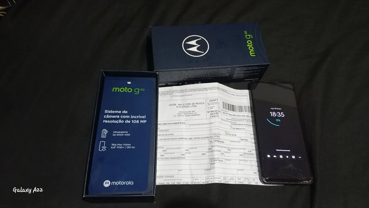 Moto g60 com nota fiscal