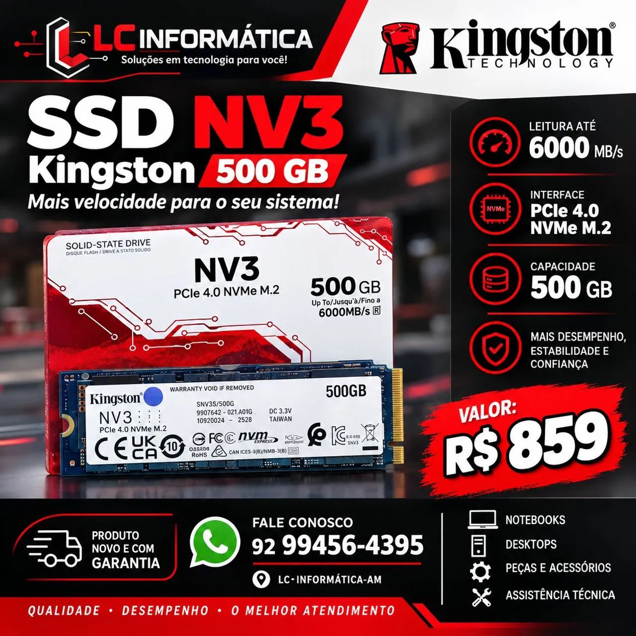 SSD nv2 de 500