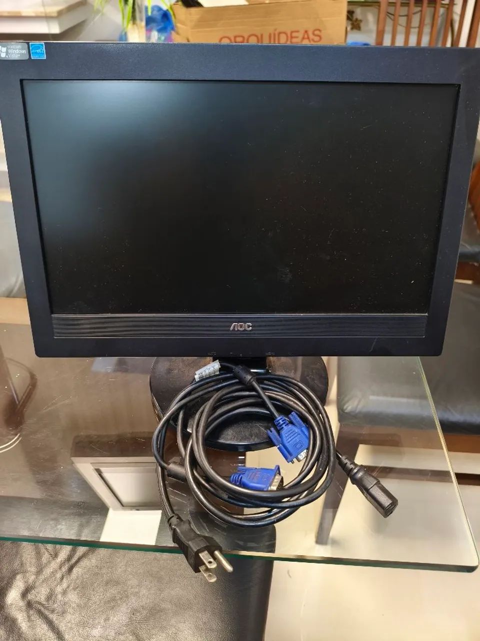 Monitor AOC 15 Polegadas Widescreen - Modelo 519Sw (Perfeito Estado) - Foto 3
