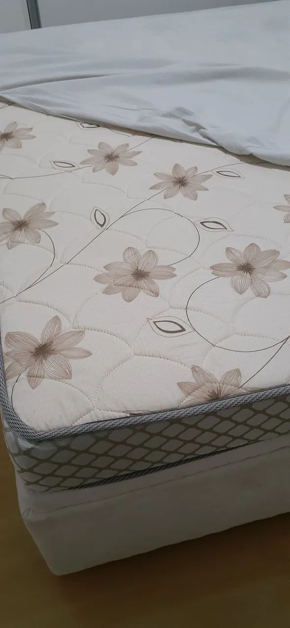 Cama Box bau casal + colchão  - Foto 4