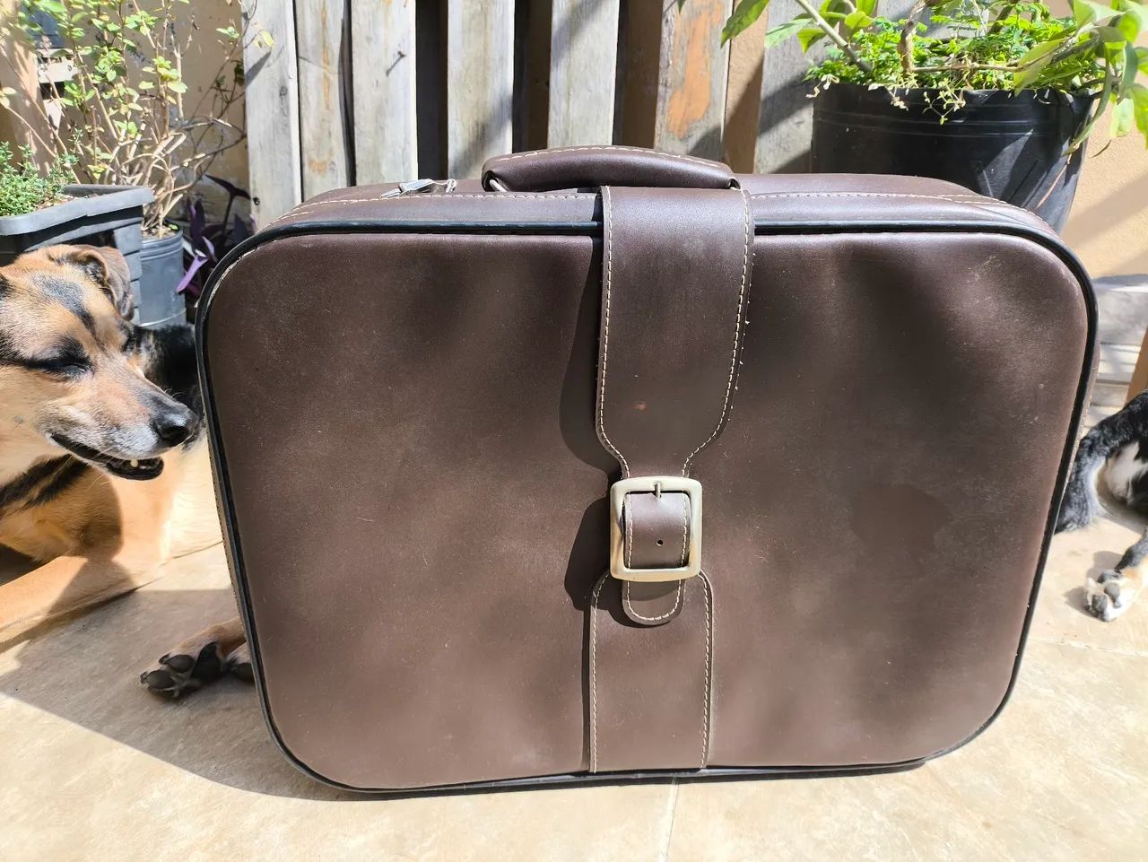 Mala Vintage Marrom - Foto 3