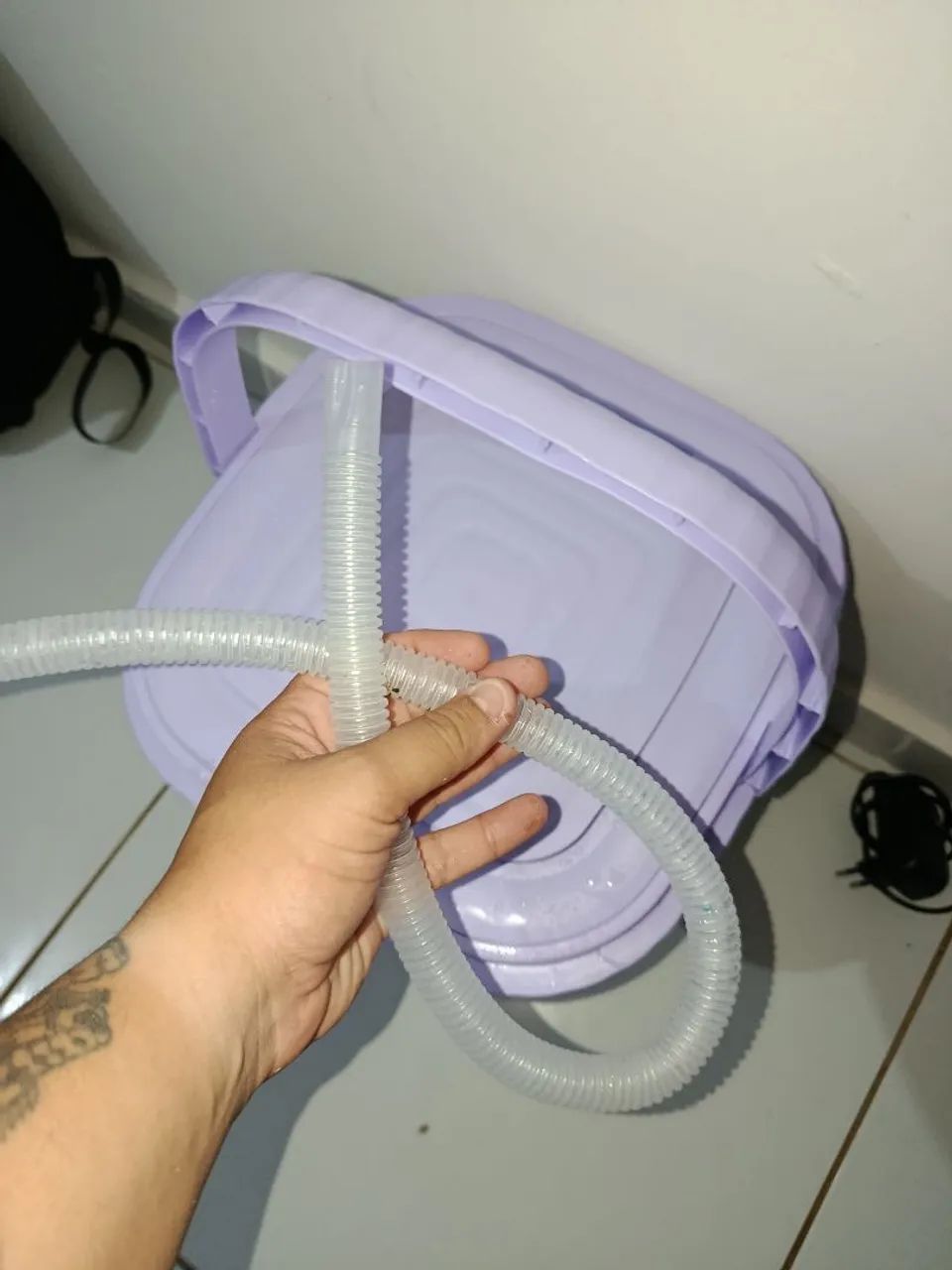 Mini Lava roupas portátil 9kg - Foto 4