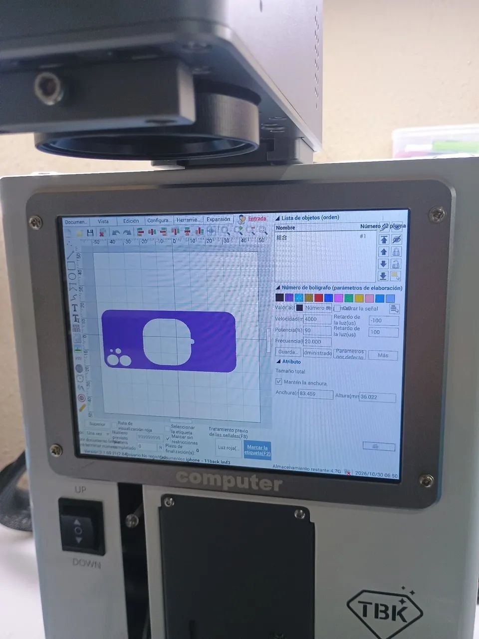 Fiber laser TBK 958N - Foto 3