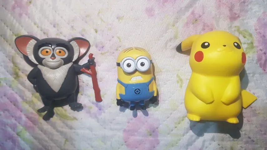 Maurice, Minion e Pikachu