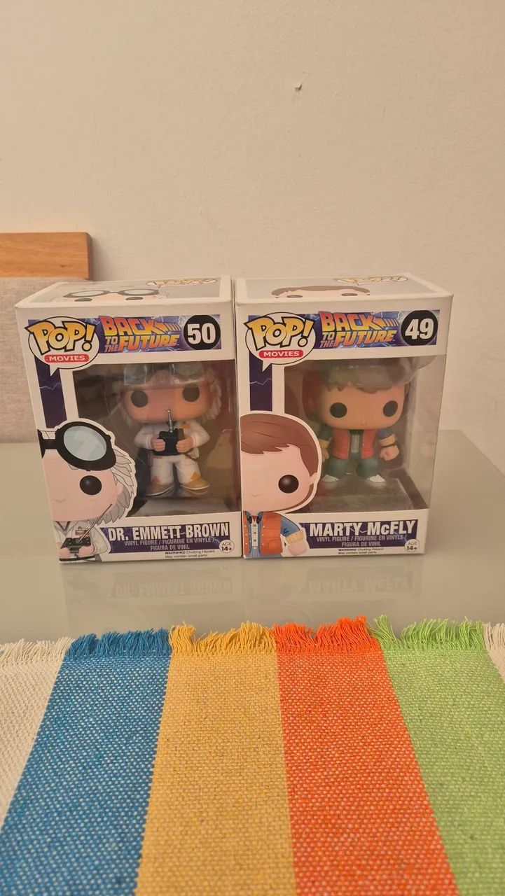 Dupla de Funko De Volta para o Futuro