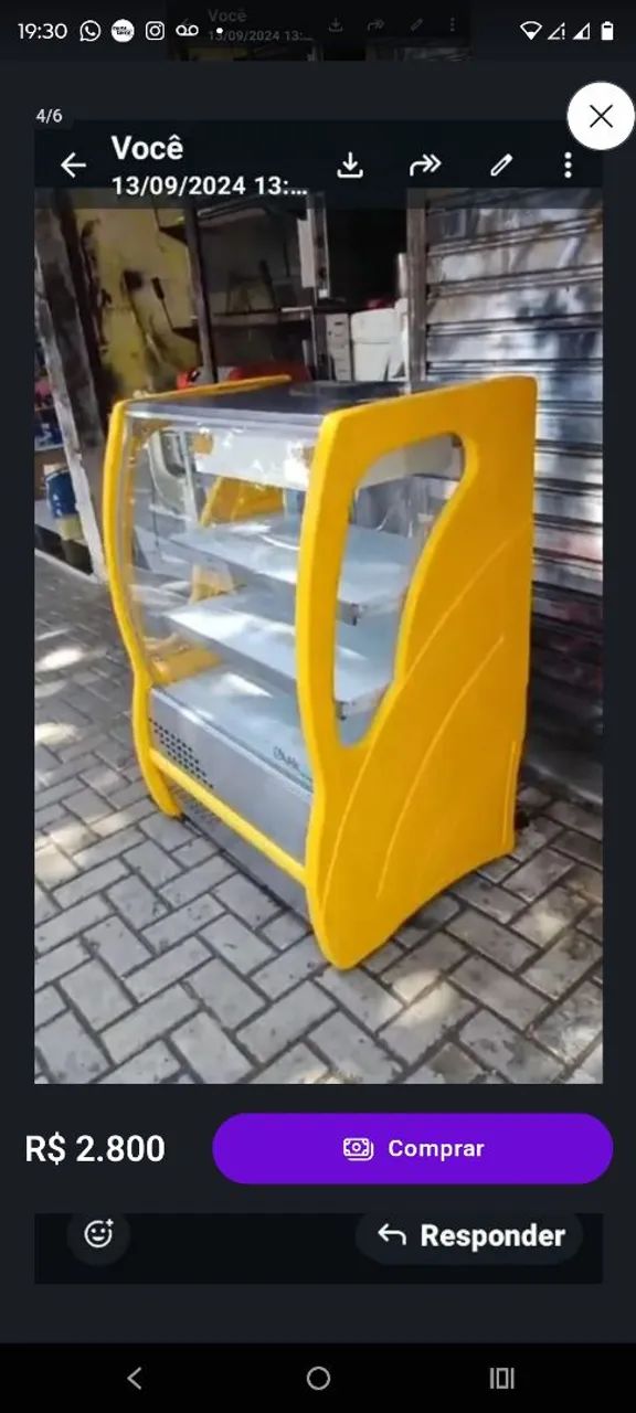  2 Balcão estufa quente e frio barato para vender whatsapp *