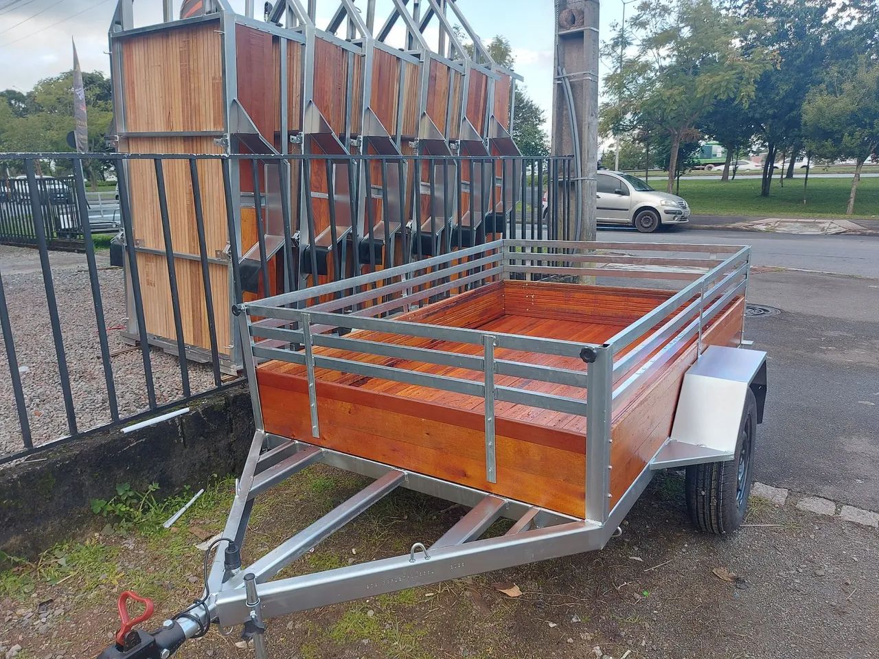 Carretinhas Reboques novas 2 X 120 alta 