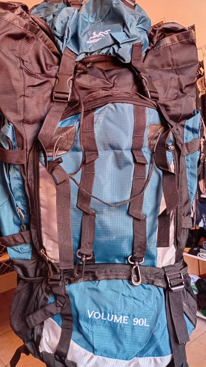 Mochila camping de 90L resistente a água - Foto 2