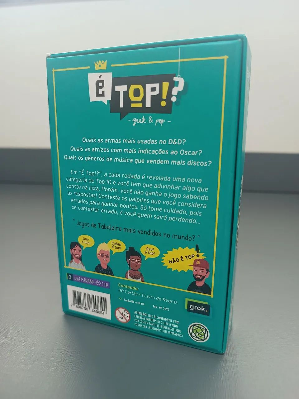 Jogo de Tabuleiro É Top!? Geek & Pop - Foto 2