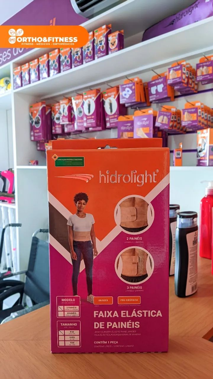 Faixa Elástica de 2 Painéis Pós Cirúrgica G/GG - Hidrolight
