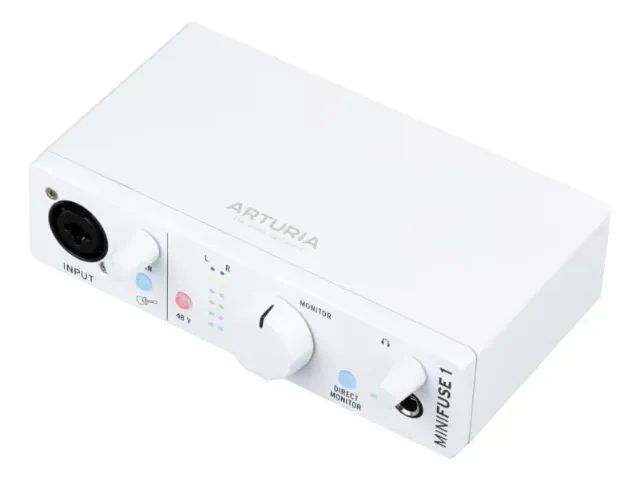 Interface De Áudio Usb Arturia Minifuse 1 Para Gravação