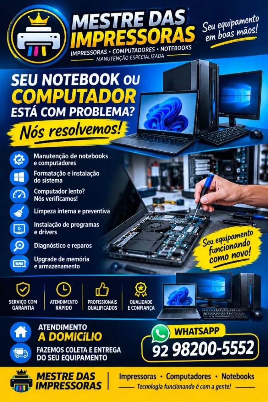 Manutenção em impressoras notebook e computador - Foto 2