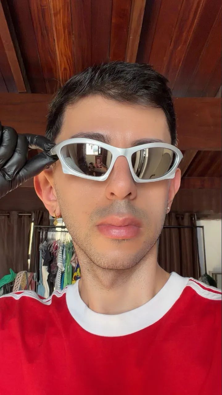 Óculos de Sol Masculino Bat Proteção UV - Foto 2