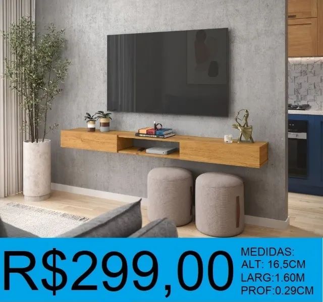 Rack suspenso nicho 1.60 - temos a pronta entrega 