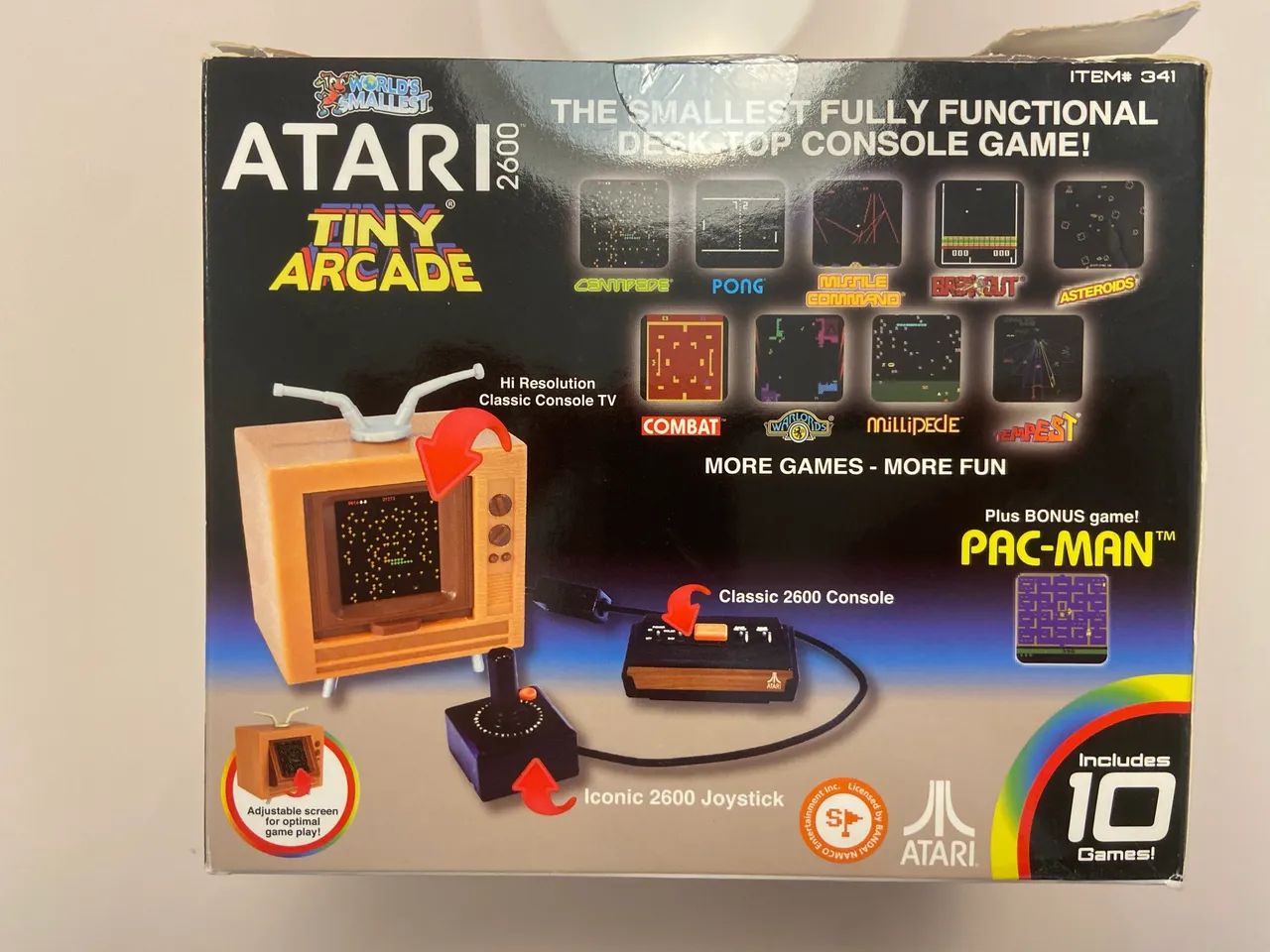 Mini Atari 2600 Original Com Jogos - Foto 3