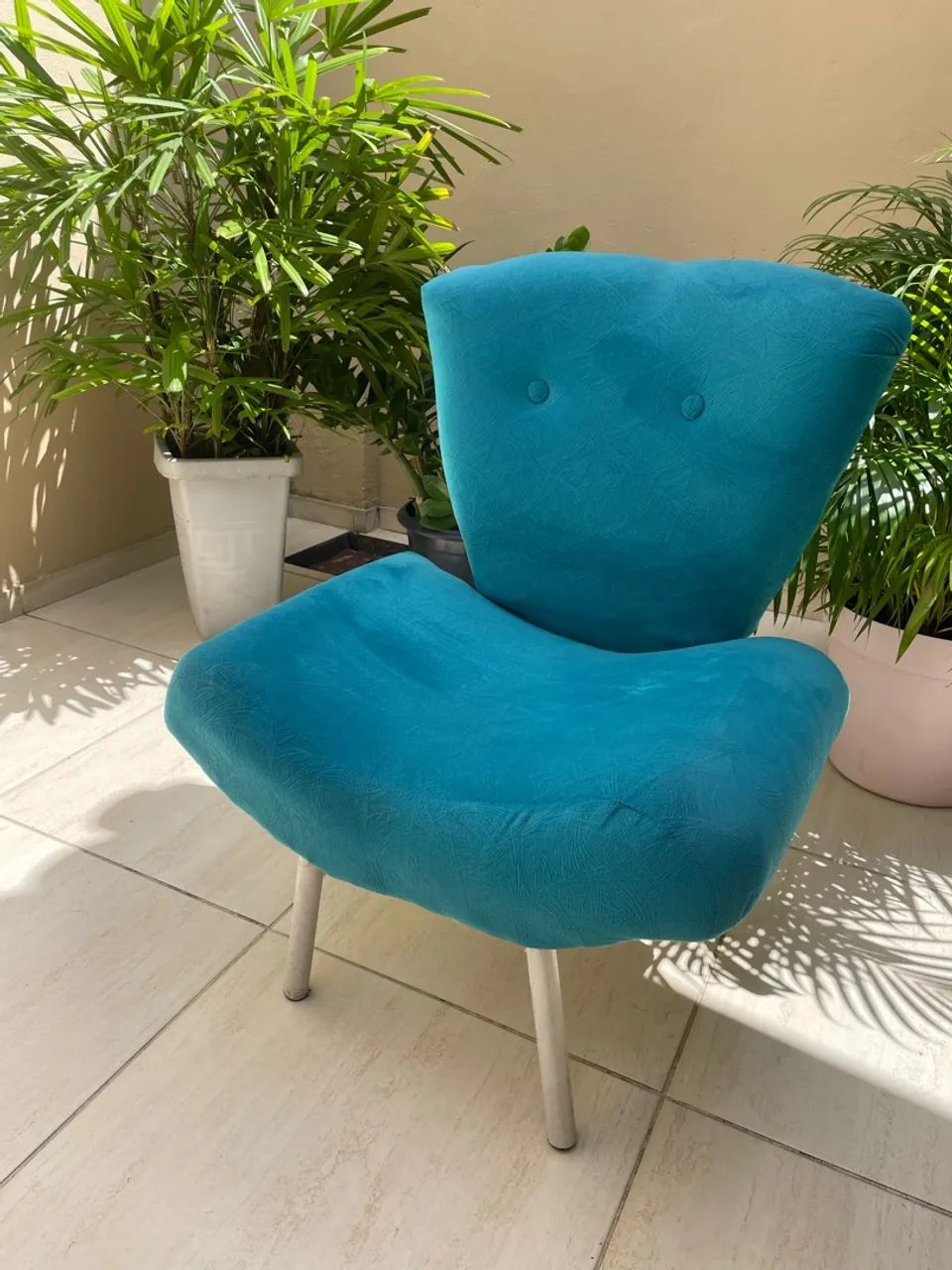 Poltrona Azul Turquesa (conservada)