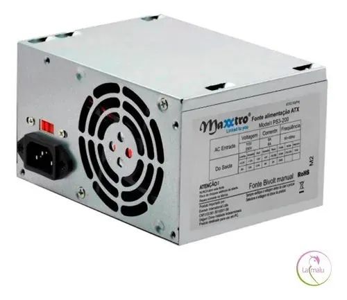 FONTE DE 200w PC MAXTTO