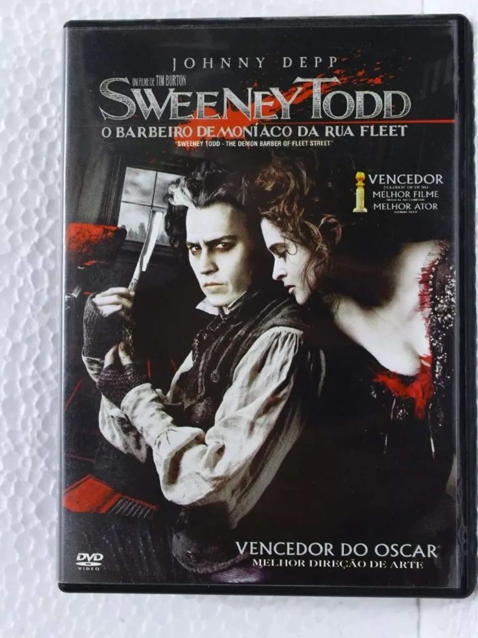 Dvd - Sweeney Todd O Barbeiro da Rua Fleet Johnny Depp