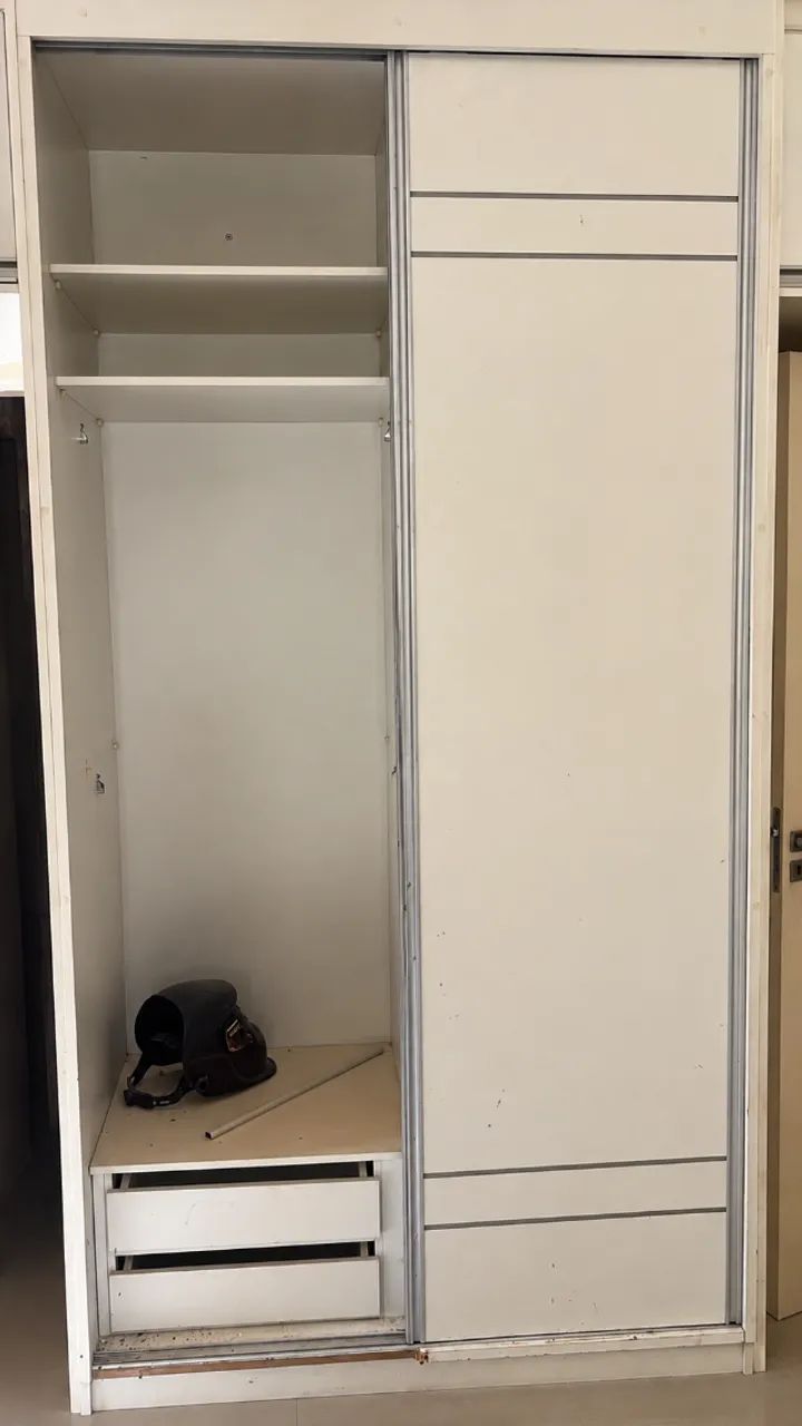 Guarda-roupa usado/planejado 