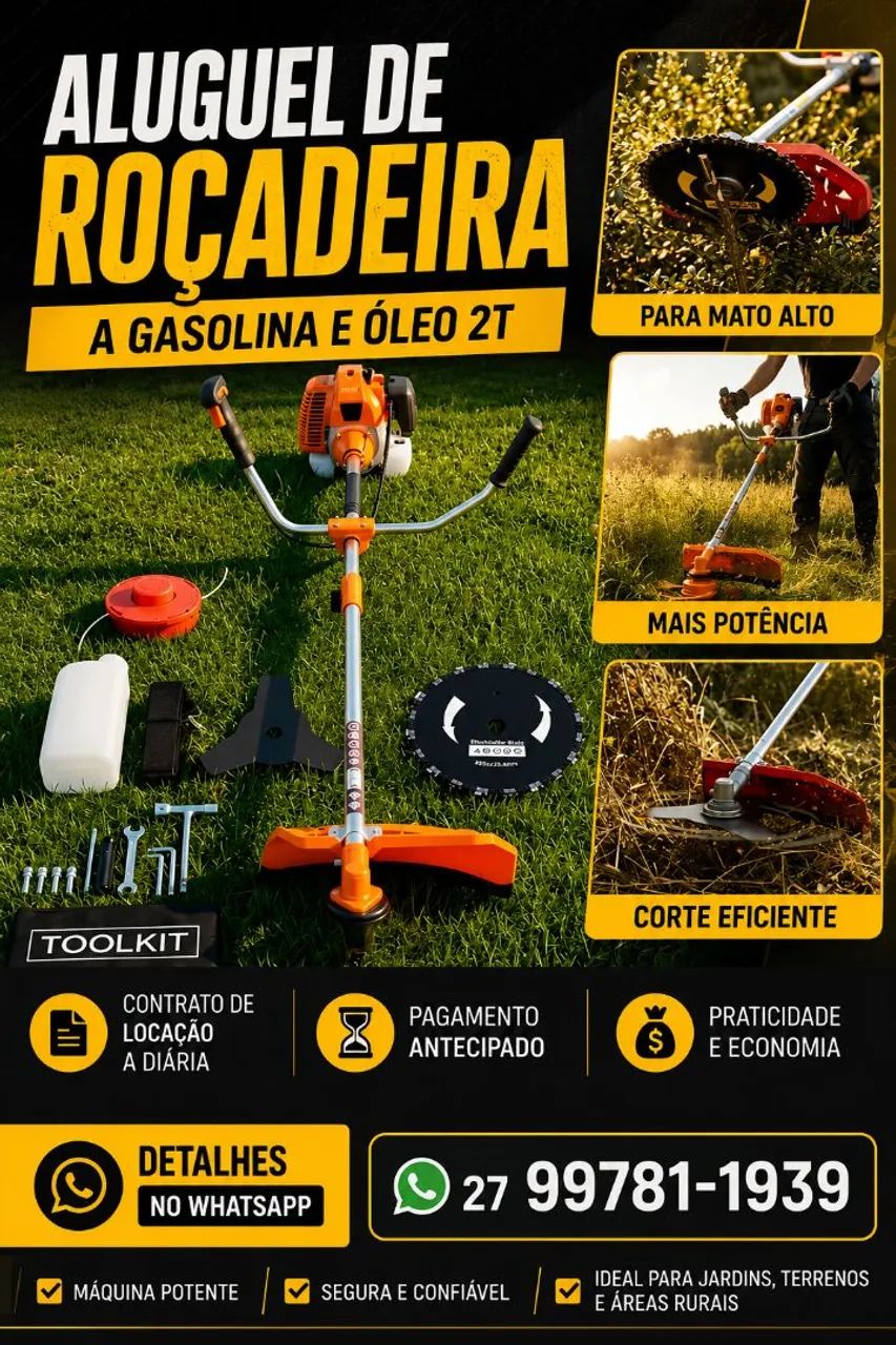 Roçadeira a Gasolina 