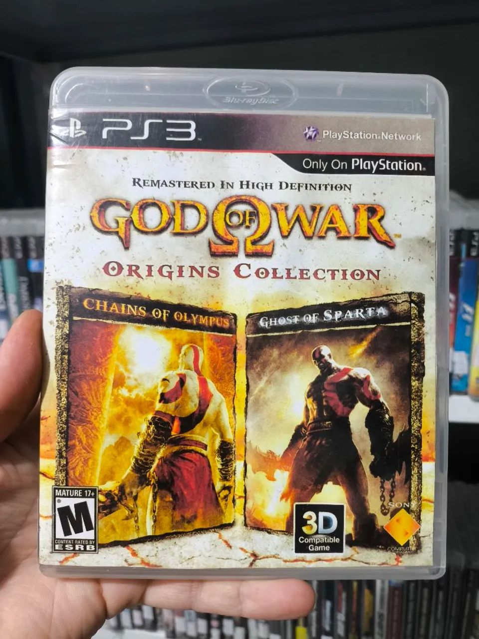 God of war Origins collection PS3 (capa reimpressa) - Jogos de
