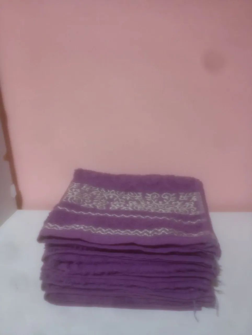 KIT 5 TOALHA DE ROSTO DECORADA