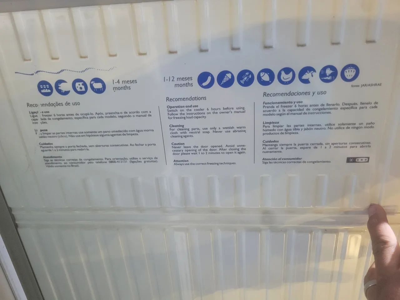 Freezer em bom estado 110v - Foto 3