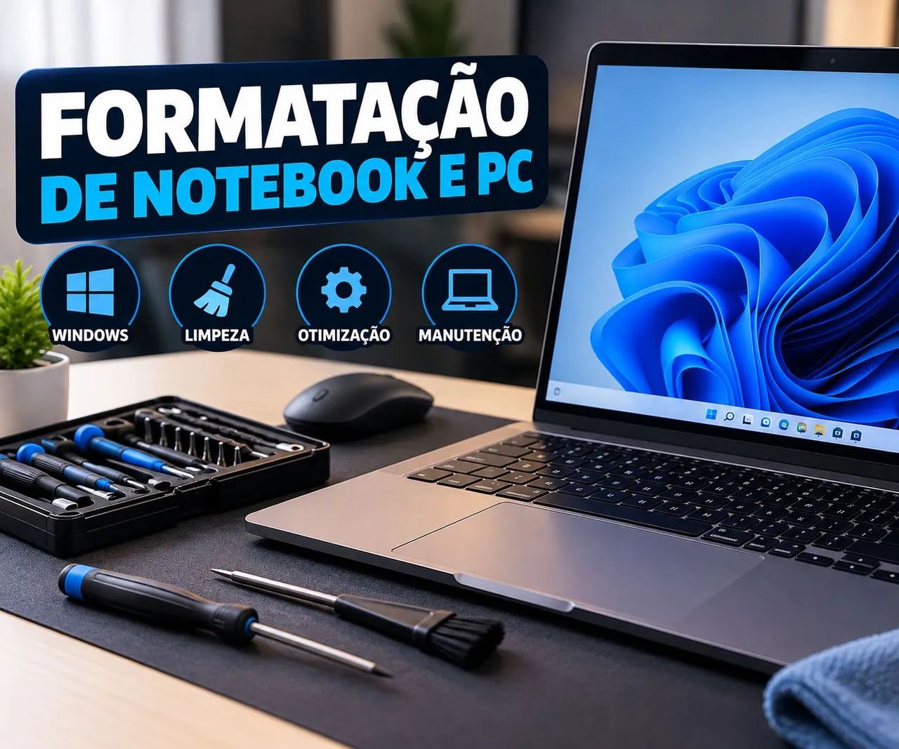 Formatação de Notebook e PC | Limpeza