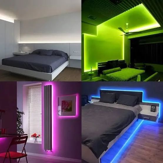 Fita de Led RGB com Controle e fonte, fácil e rápida instalação - Foto 2