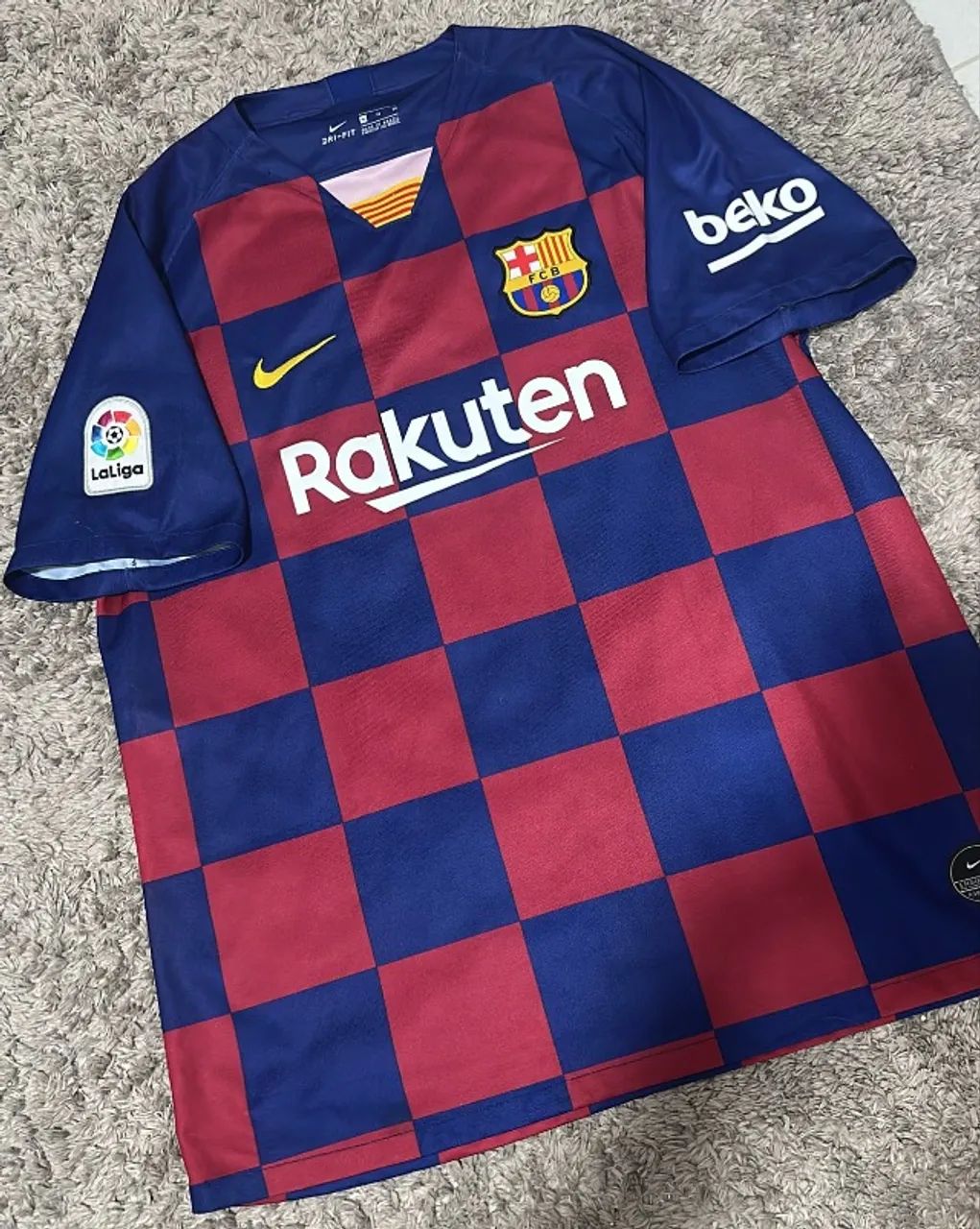 Camisa Barcelona Original 2019/2020 com personalização MESSI 10 - Foto 4