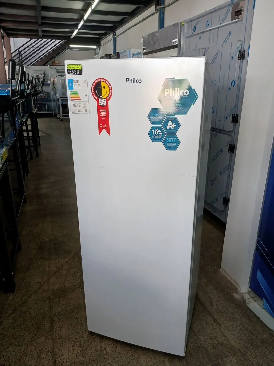 Freezer PFV205B Vertical 201 Litros 2 em 1 Dupla Função