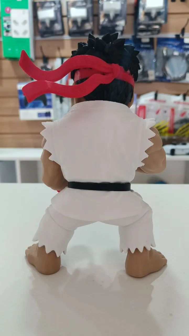 Ryu Street Fighter Action Figure Impressão 3D - Foto 3