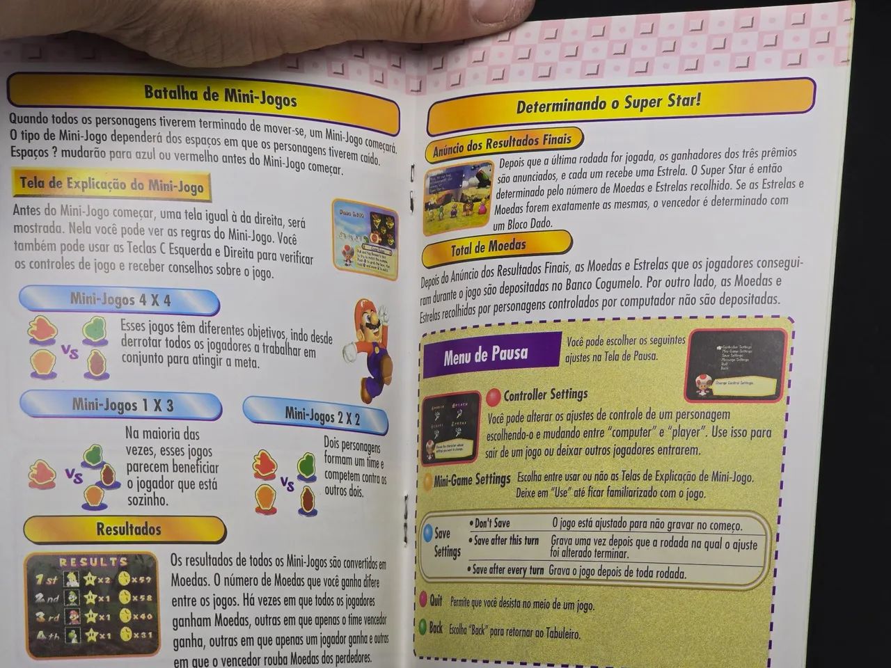 Manual Mario Party 64 GRADIENTE ORIGINAL  - Foto 3