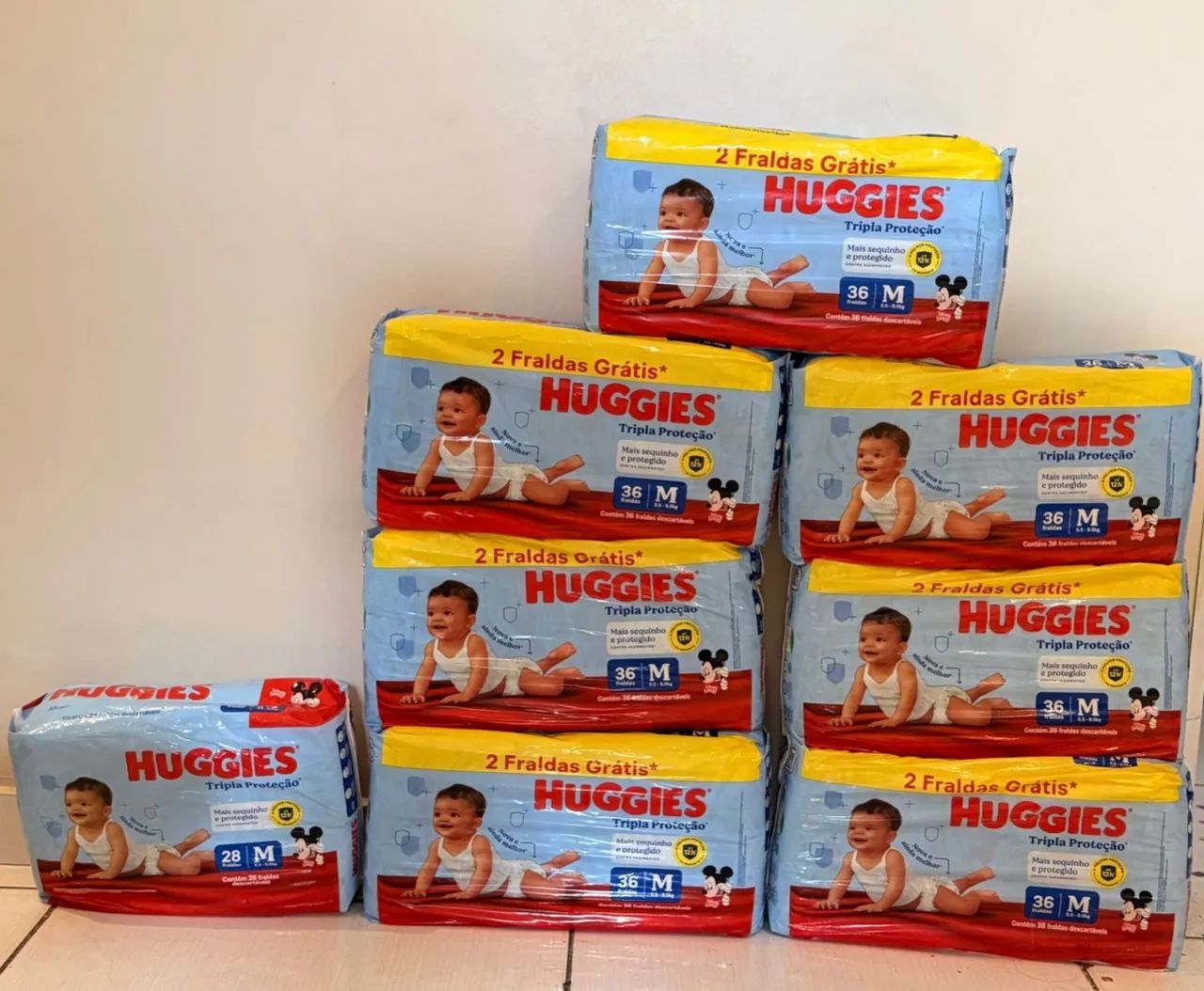 Fraldas Huggies e turma da Mônica 