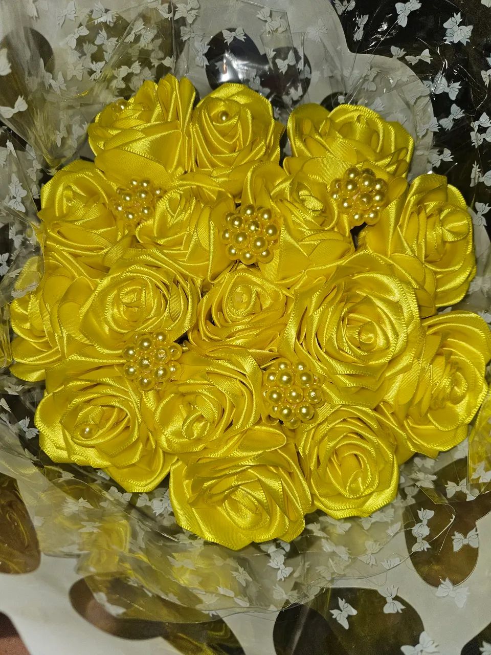 Buquês rosas de cetim  - Foto 5