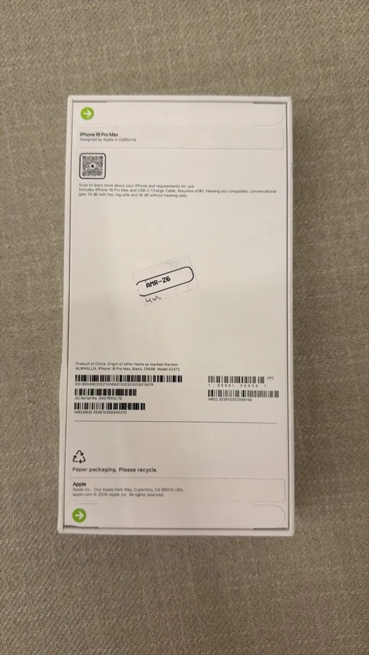 iPhone 18 pro Max 256 gb preto  - Foto 2