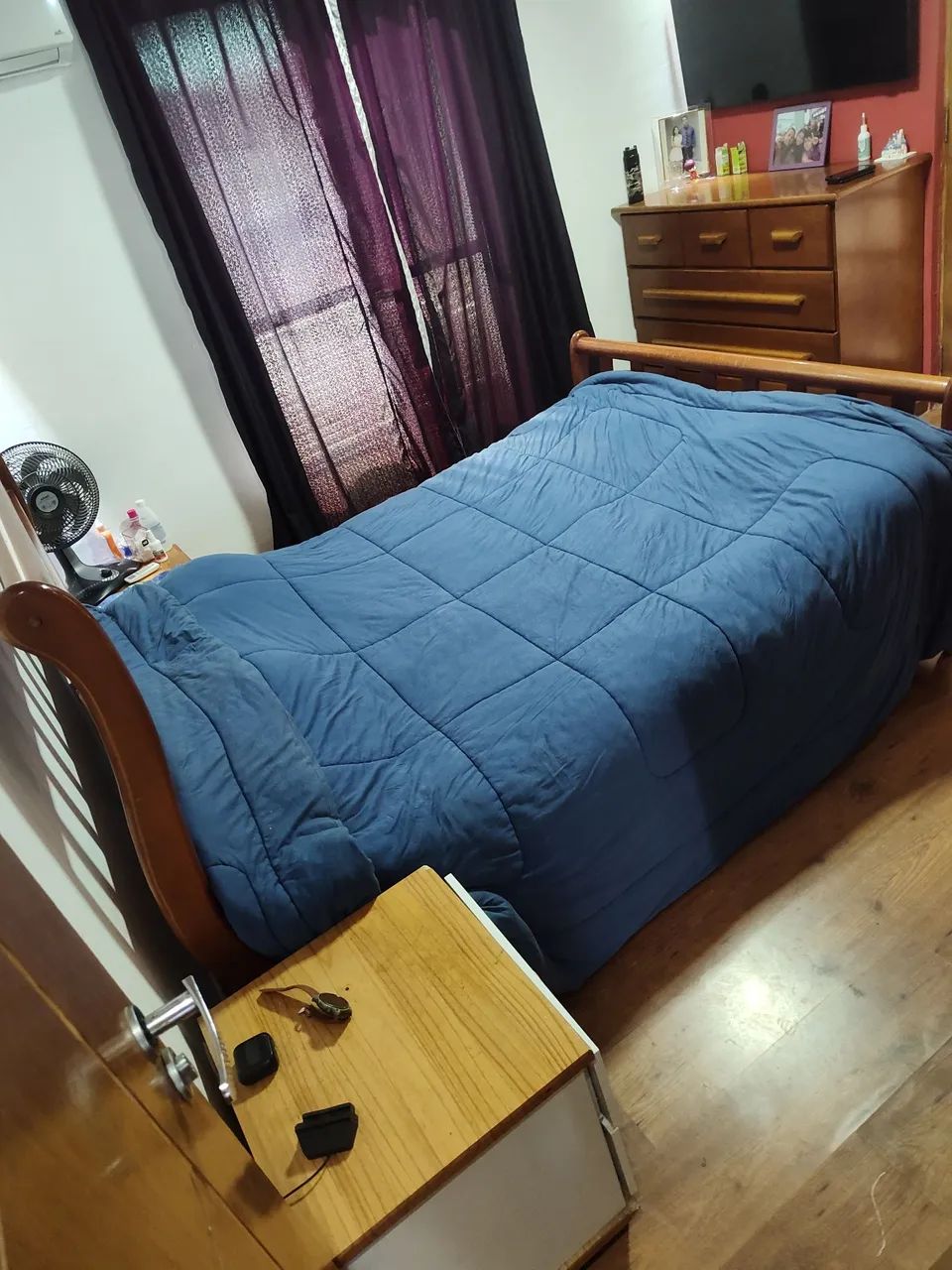 Cama madeira maciça mais de 20 anos - Foto 4